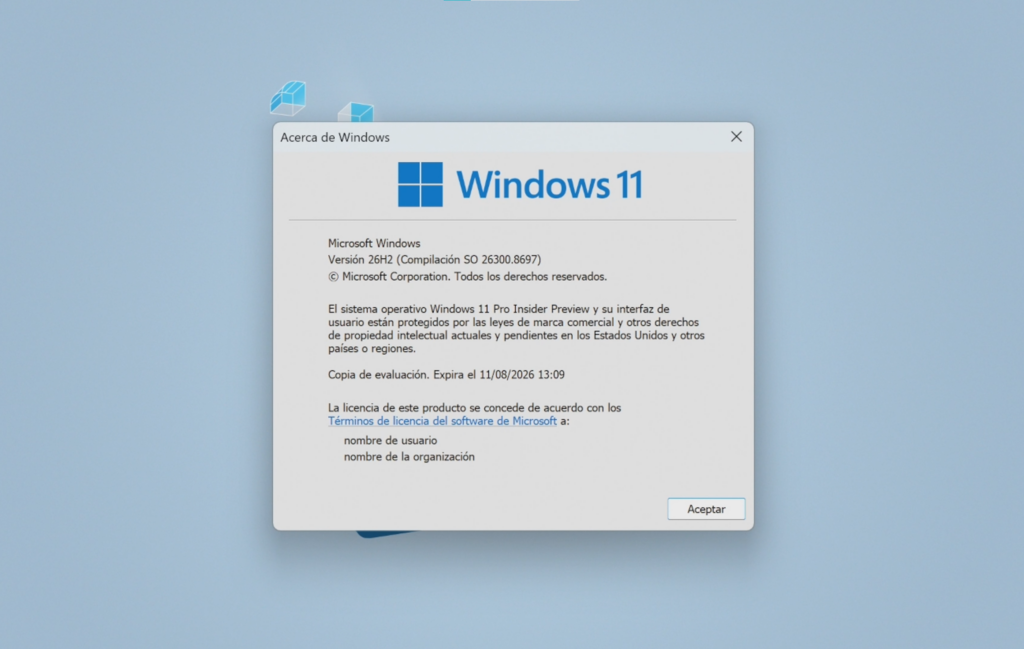 Windows 11 26H1 y Windows 11 26H2 no son lo mismo