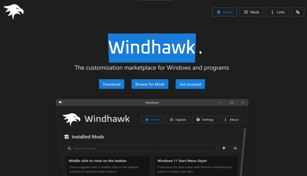 Windhawk: la herramienta que hace posible toda la personalización