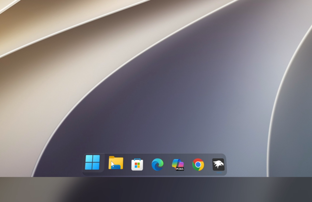Convierte la barra de tareas en un Dock al estilo macOS