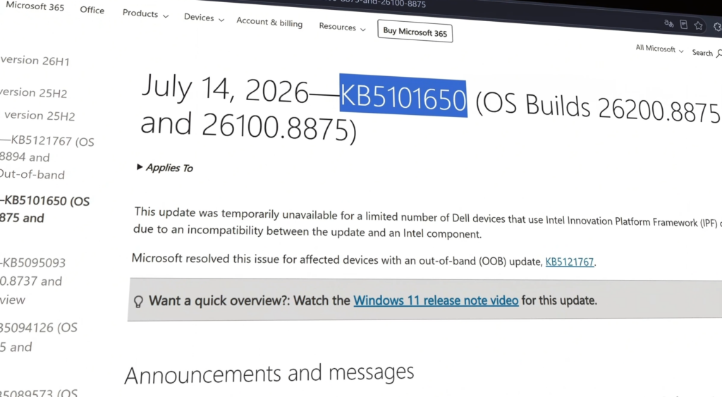 Gran actualización de julio para Windows 11