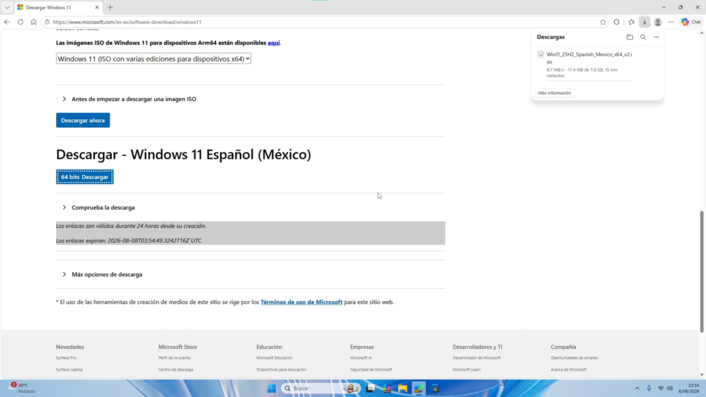 Descargar la ISO oficial de Windows 11