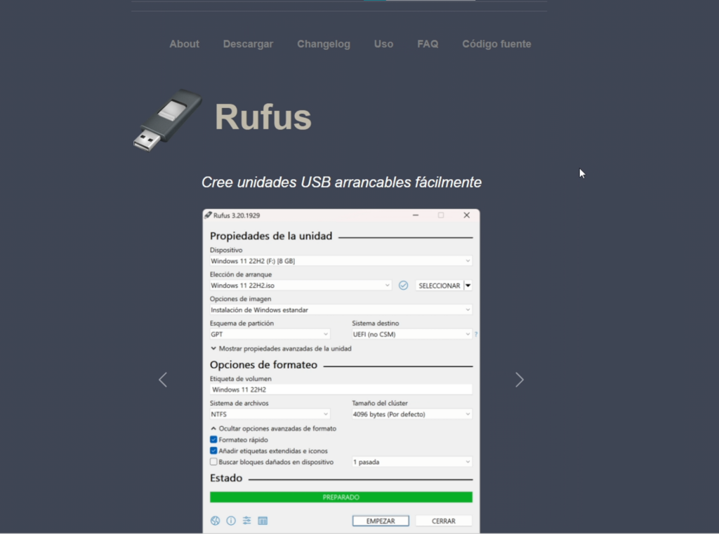 Descargar Rufus