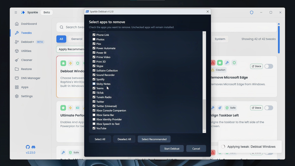 Eliminar bloatware de Windows 11