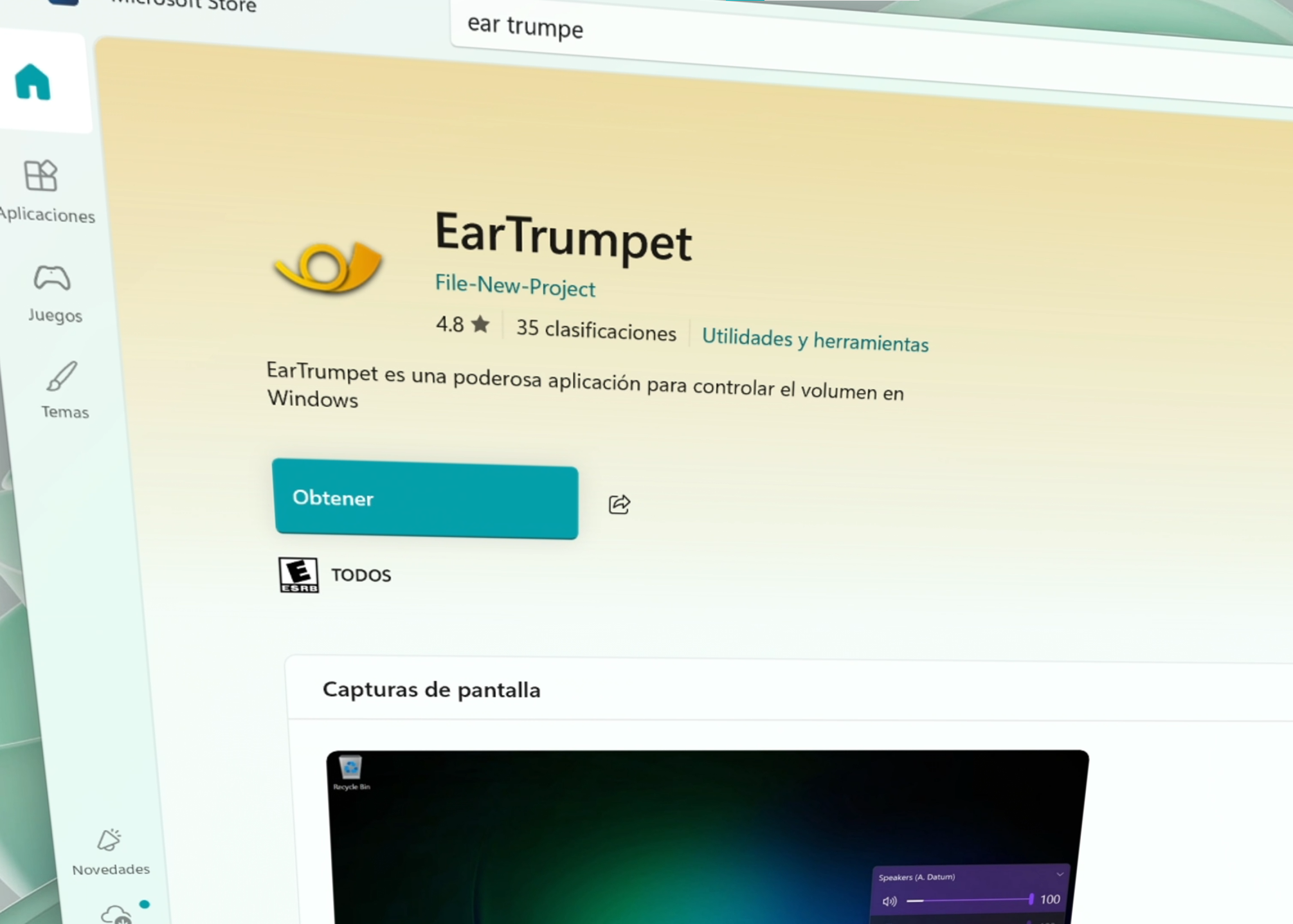 EarTrumpet: un mejor control de volumen en Windows 11