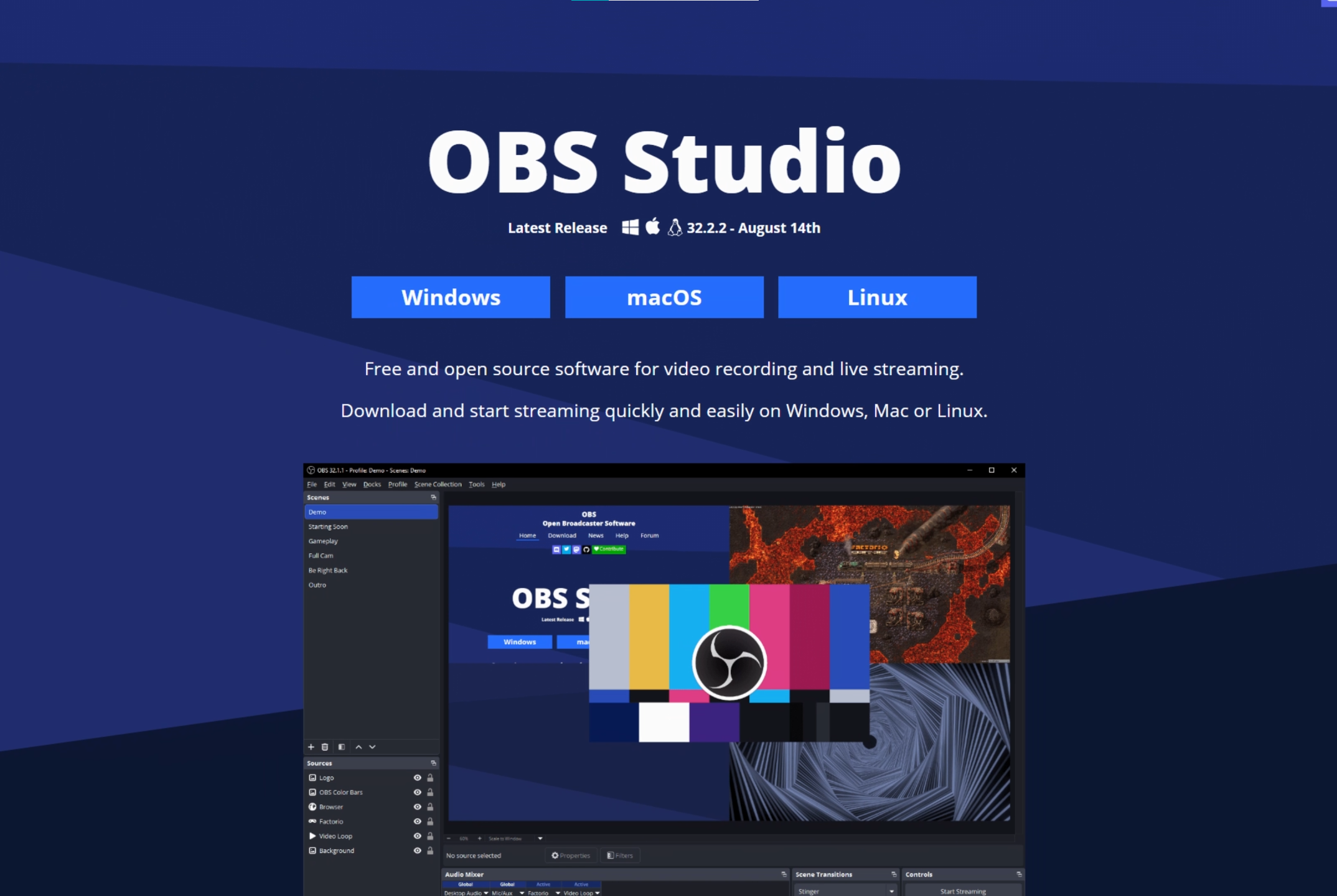 OBS Studio: grabación de pantalla y streaming profesional