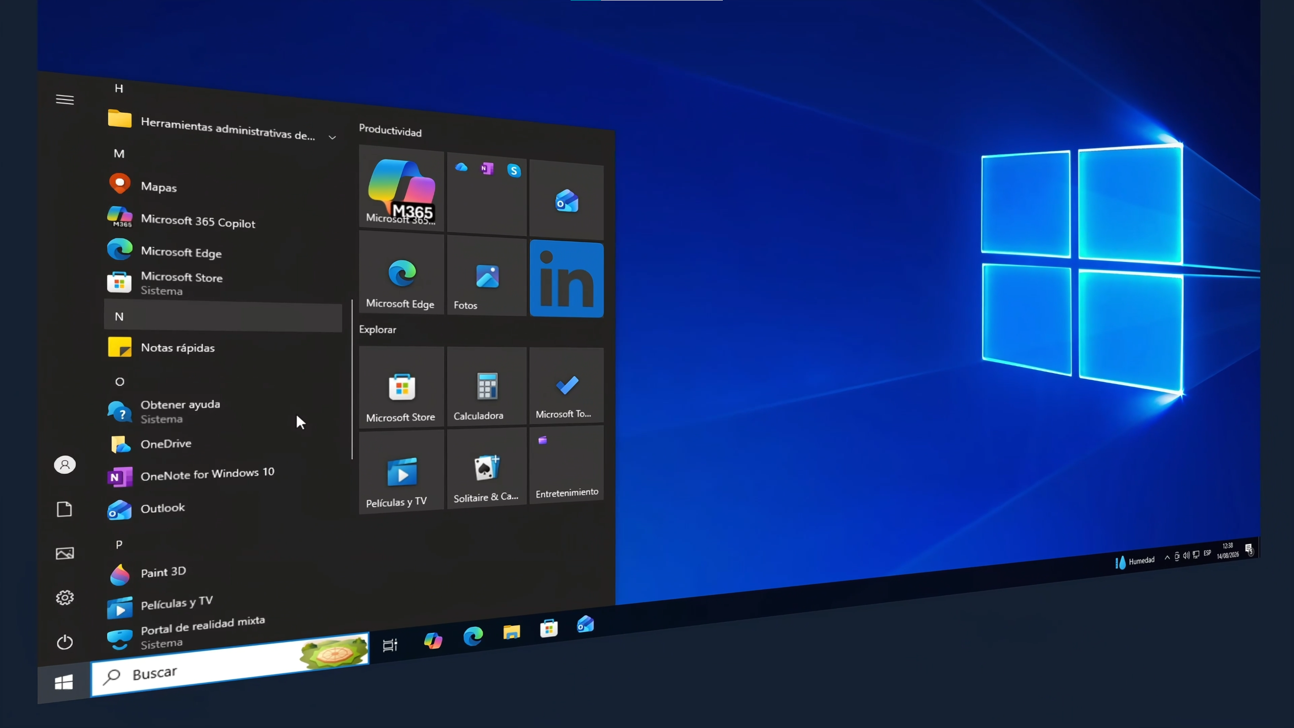 Windows 10 mantiene una interfaz más clásica