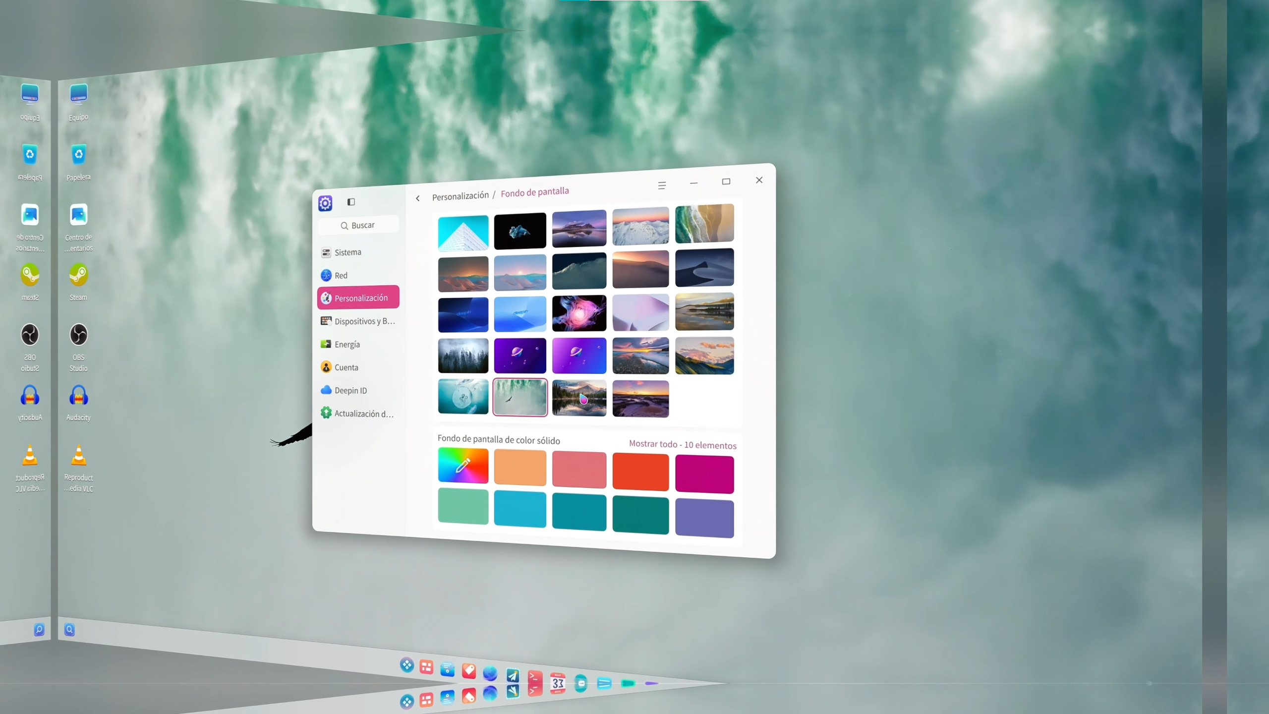 Personalización: uno de los puntos fuertes de Deepin