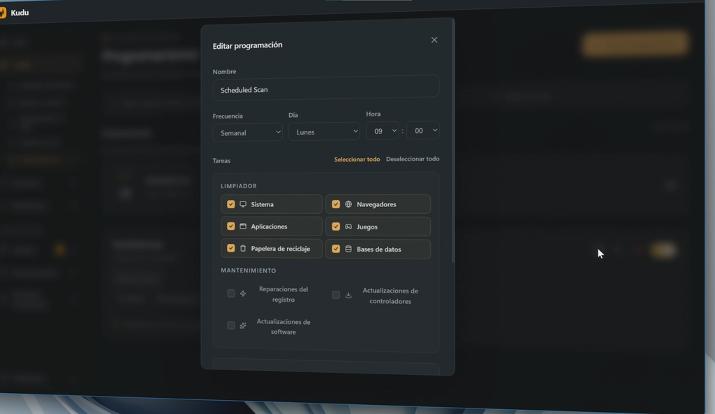 Automatizar la limpieza de Windows