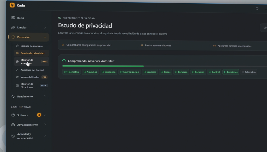 Protección y análisis de amenazas