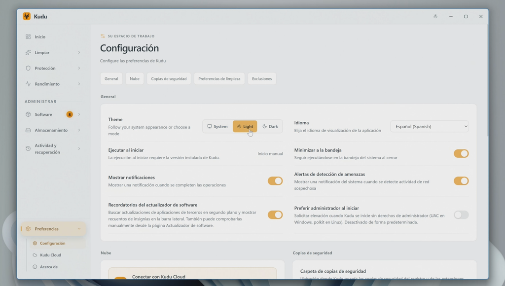 Configurar Kudu a nuestro gusto