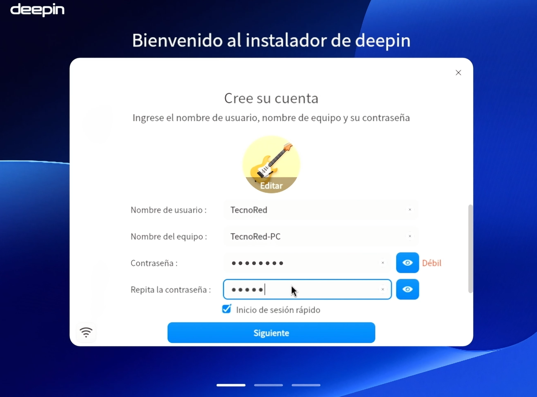 Configurar Deepin por primera vez