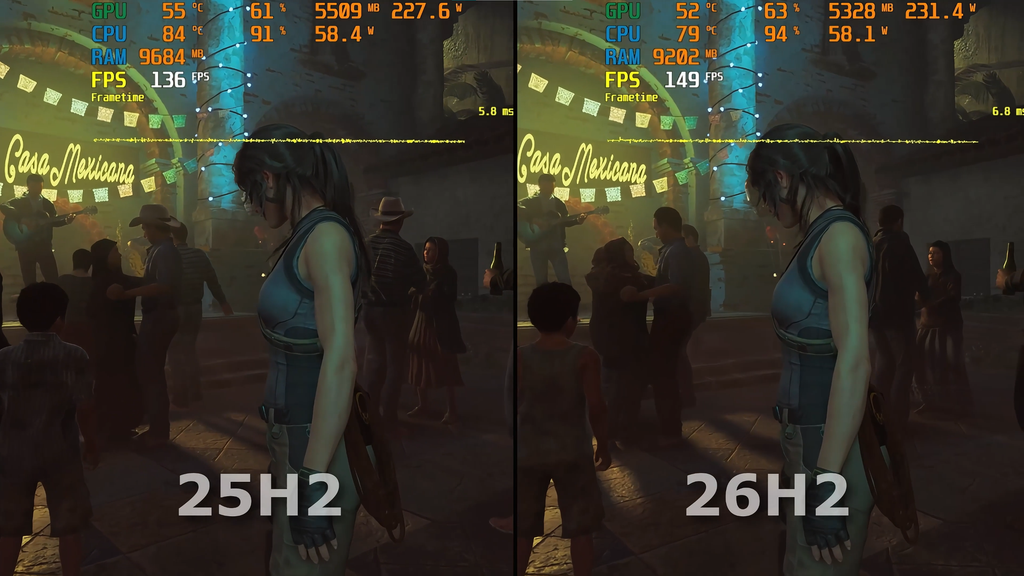 ¿Windows 11 26H2 mejora los FPS en todos los juegos?