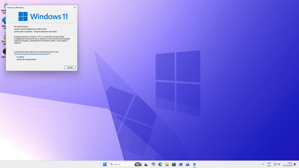 Cómo comprobar que Windows 11 26H2 se instaló correctamente