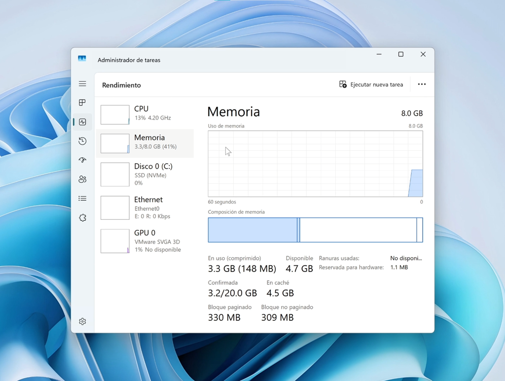 ¿Significa que Windows 11 ahora consume 2 GB menos de RAM?