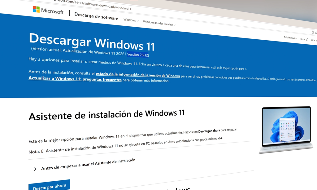 Cómo Descargar la ISO Oficial de Windows 11 26H2 Gratis y Directamente desde Microsoft