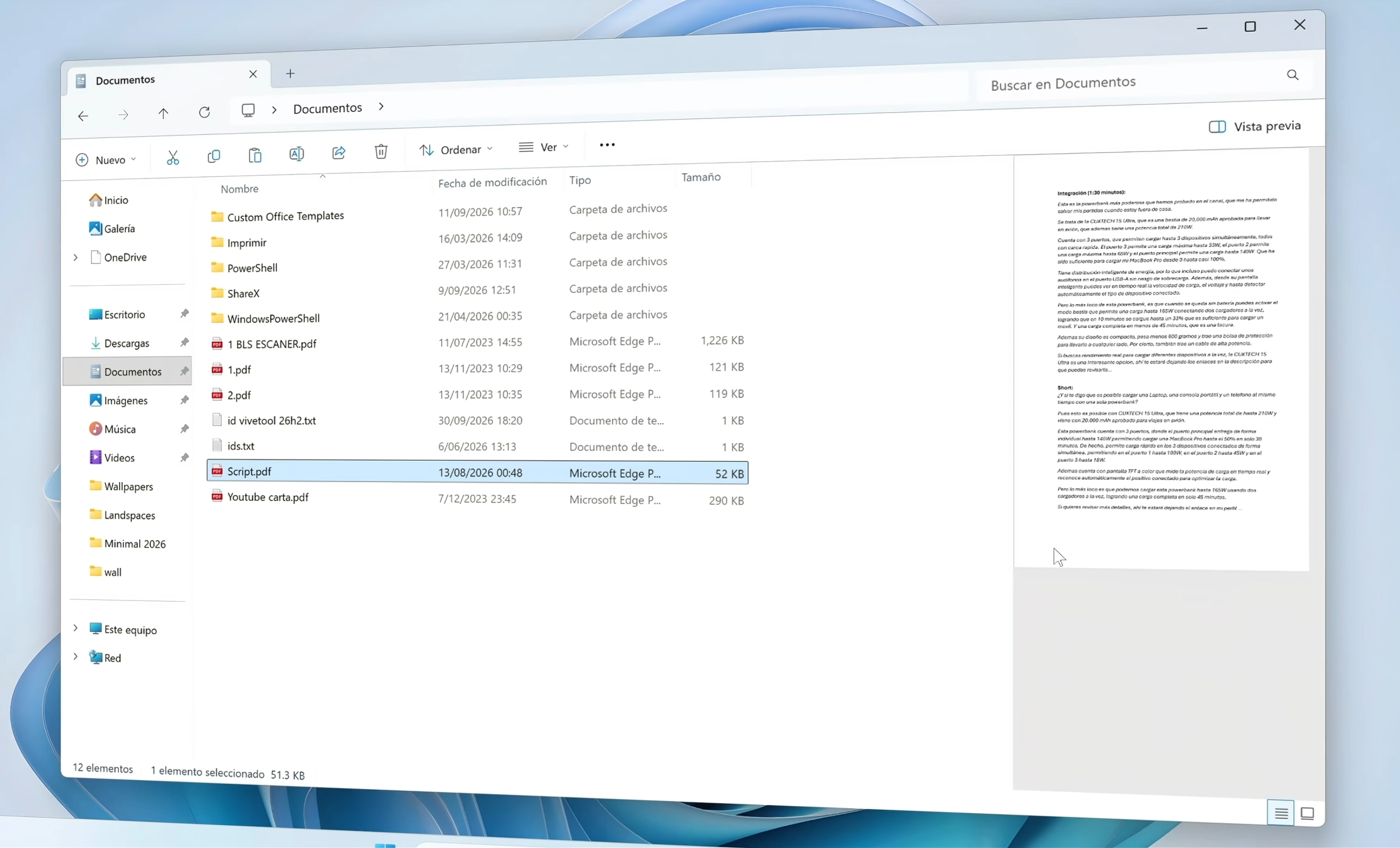 Novedades del Explorador de archivos en Windows 11 26H2